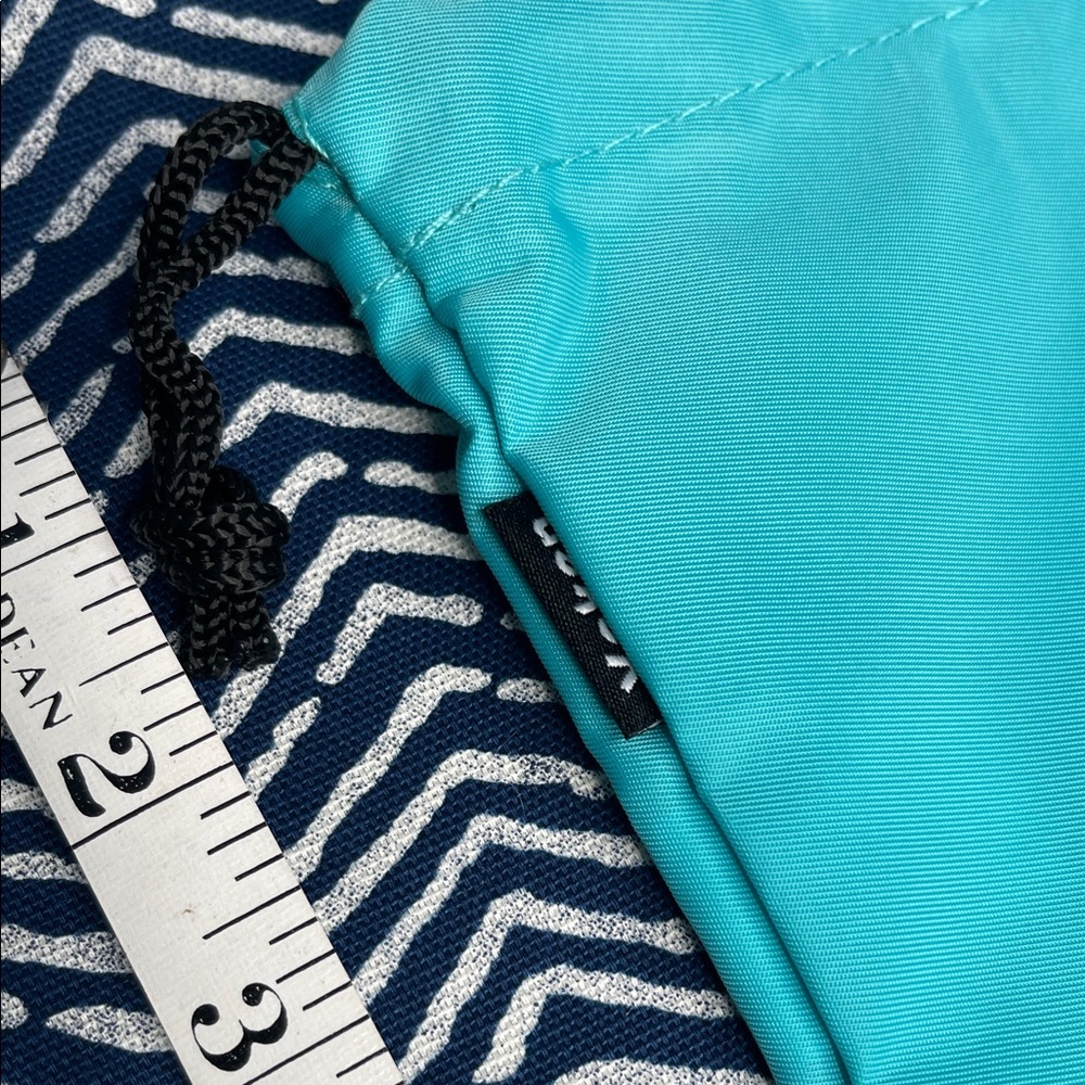 Teal Drawstring Bag - Picture 2 of 3